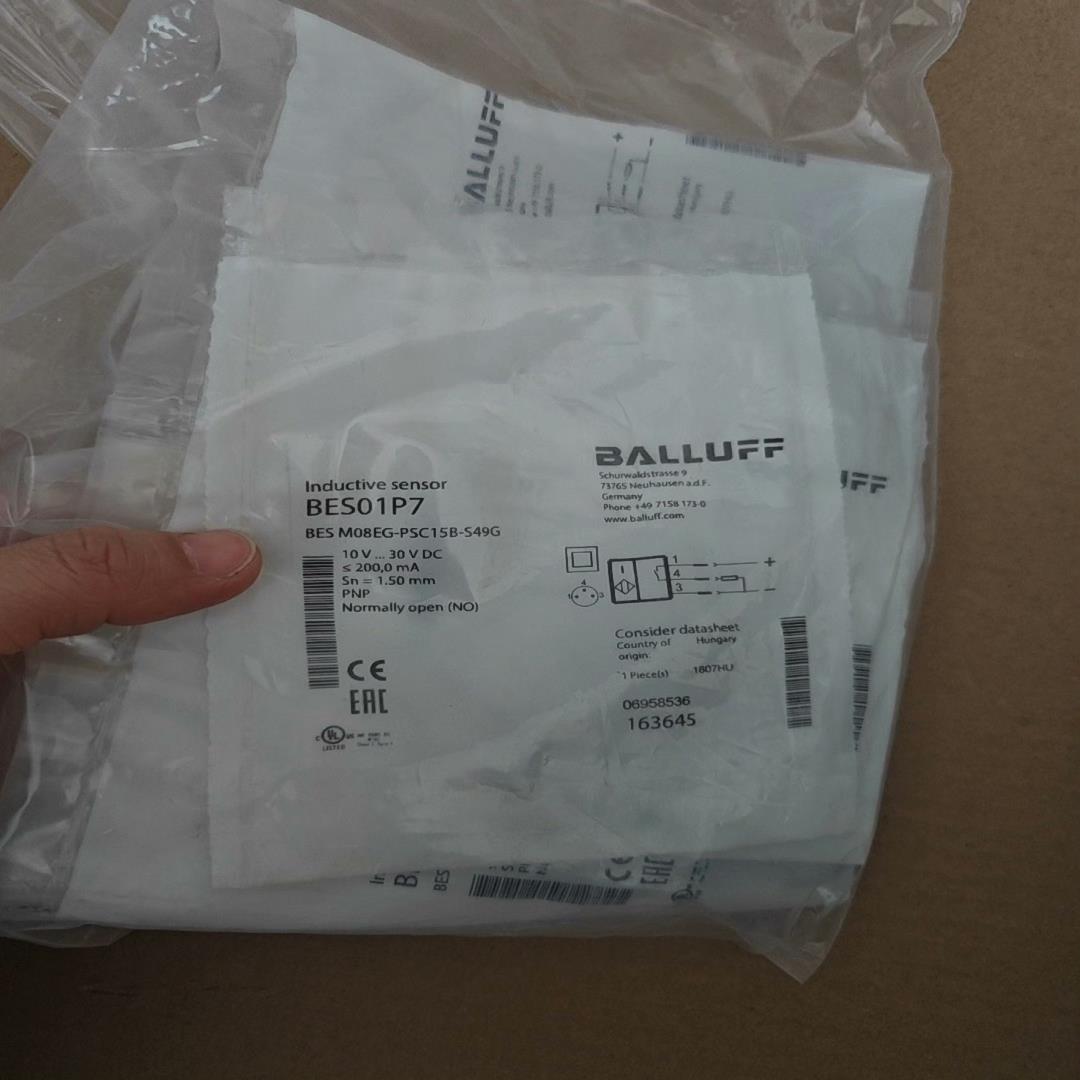 BALLUFF全新原装BES01P7巴鲁夫电感式传感器BES