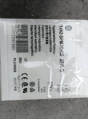 AB空气开关1492-SPM3D400！3P40A全新原装