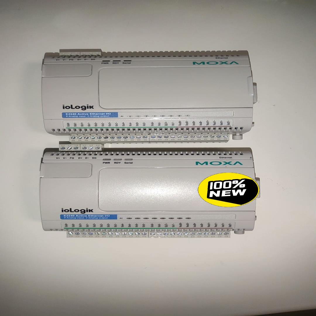 MOXA 摩莎 智能以太网远程 I/O,支持 Click&G