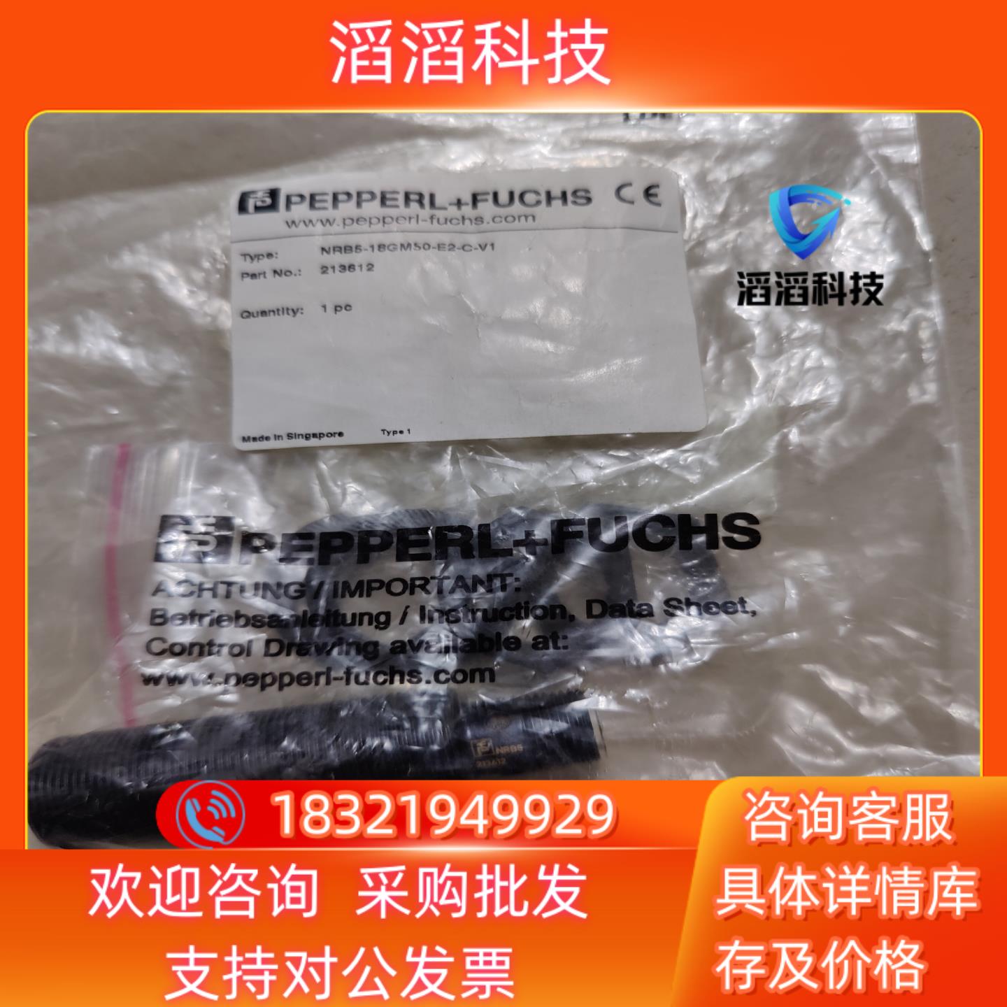 现货倍加福 全新原装 NRB5-18GM50-E2-C-V1 议