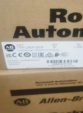 罗克韦尔AB 1769-L24ER-QB1B 全新原装202