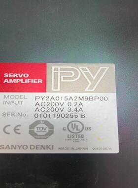 [德峰]SANYO DENKI伺服驱动器PY2A015A2MBP00