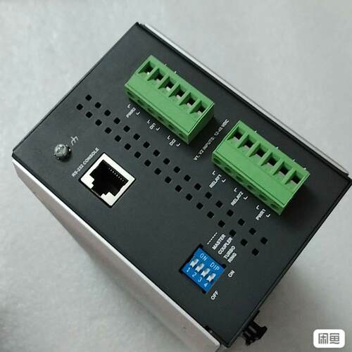 Moxa EDS-510A-3SFP，9成新，网管型交换机，