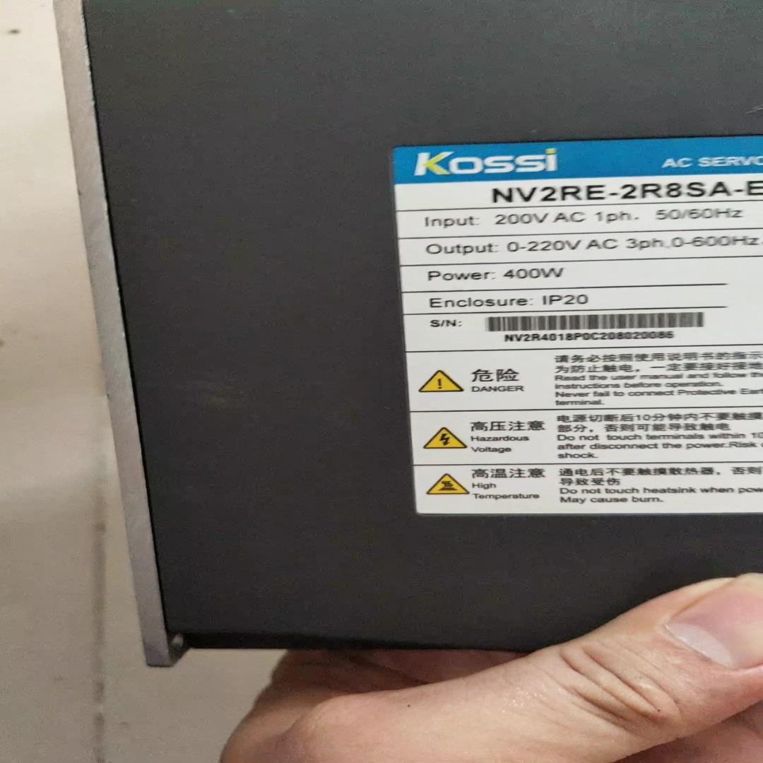 [德峰]KOSSI伺服驱动器NV2RE-2R8SA-E电机KMR60