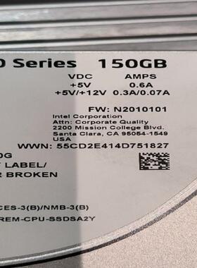 出40个英特尔150G固态SSDSC2BB150G7，