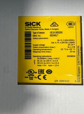 全新原装Sick西克安全继电器UE10-30S2D0