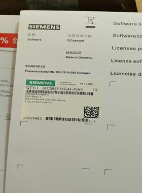 [德峰]7西门子版本840.SW4slFC5851-D卡6 1CF