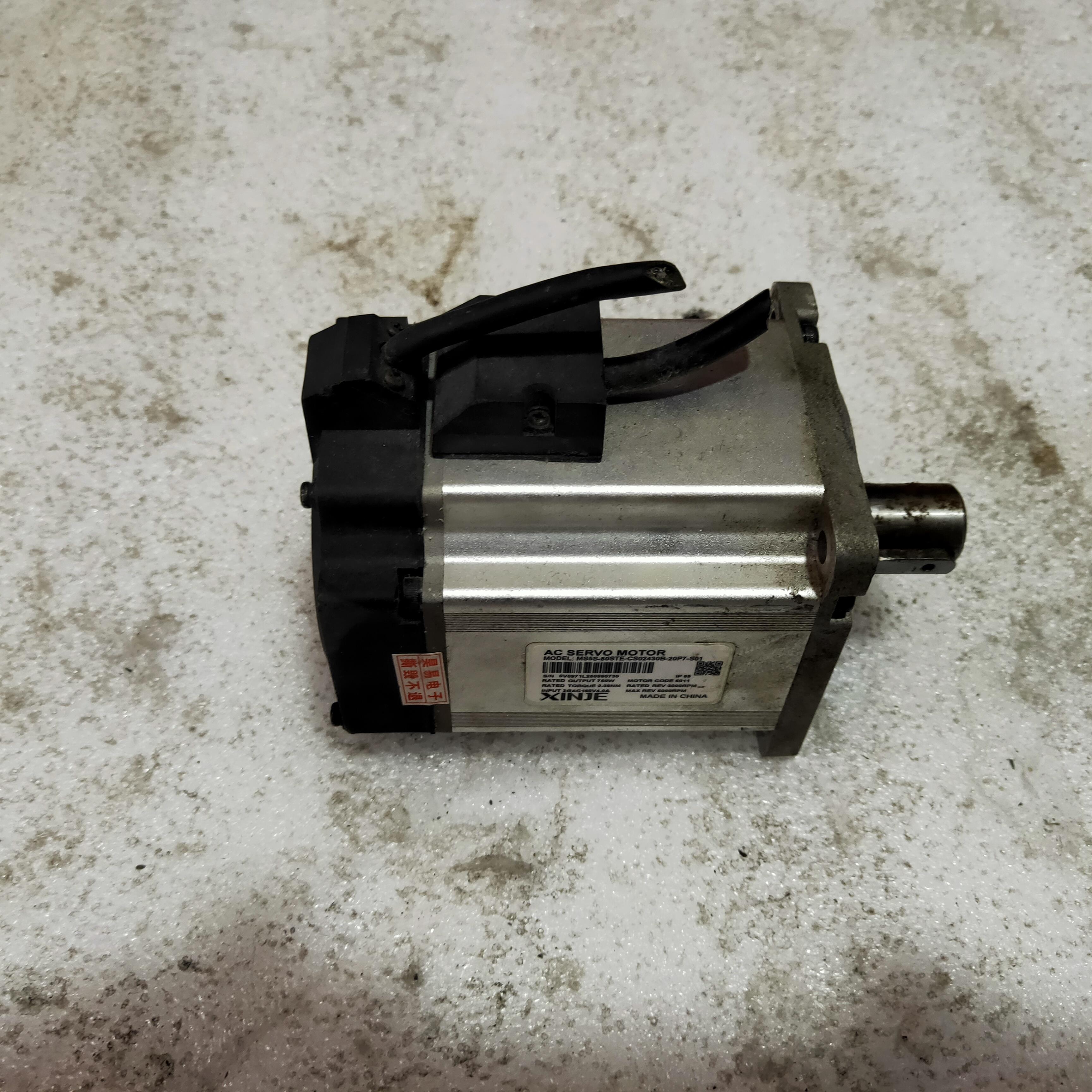 （设备配件）信捷伺服单电机，型号MS5S-80STE-CS02430B-