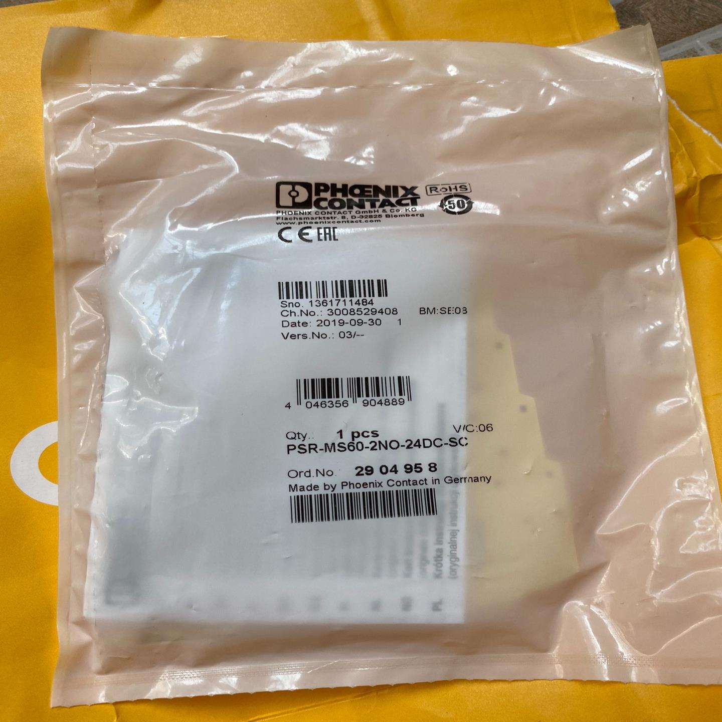 2904958 PSR-MS60-2NO-24DC-SC 菲
