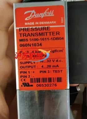 丹佛斯 压力传感器 mbs 5100 060N1034 全新