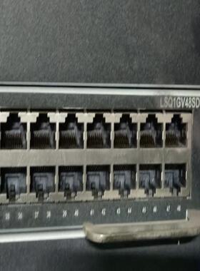 h3c核心交换机s7506e，双电双控，48千兆电口板加一块