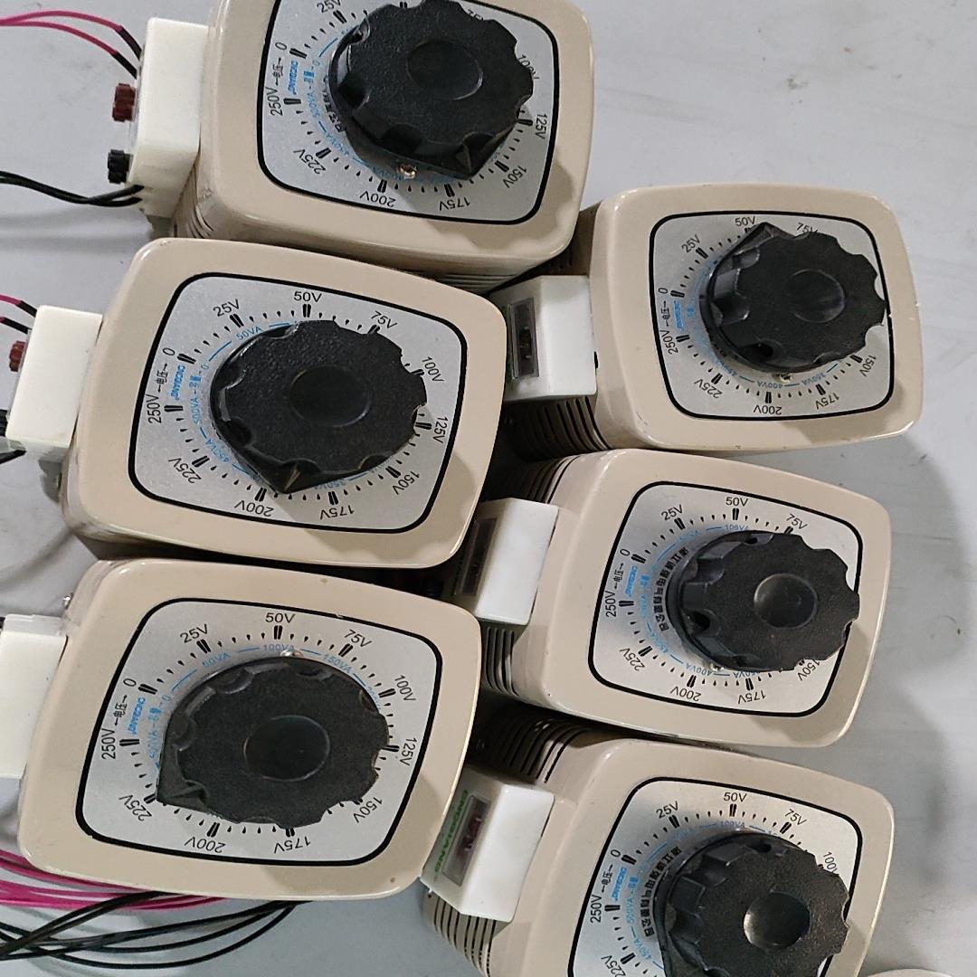 浙江城强接触调压器，TDGC2-0.5KVA，6套，成色如图
