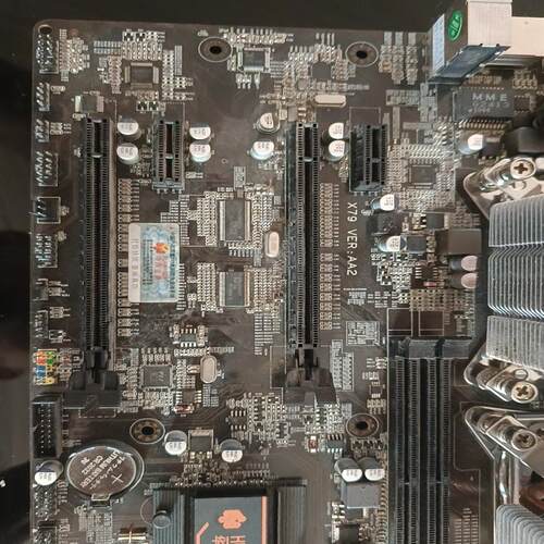 （设备配件）， v2 散热x79 实物e5 双路无套装挡板如图2680