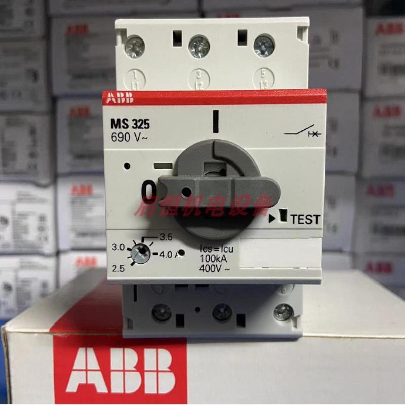 ABB电动机保护用断路器 MS325-4 (2.5-4A)议价
