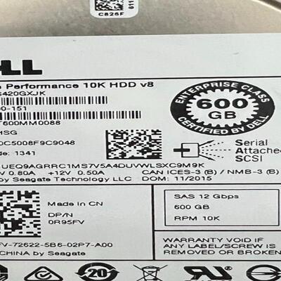DELL/戴尔 ST600MM0088 600G 12gb