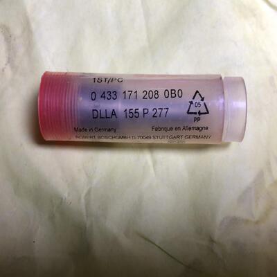 博世共轨柴油电喷油嘴，型号DLLA 155 P 277