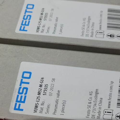 FESTO 费斯托 气控阀 VUWS-L25-M52-M-G