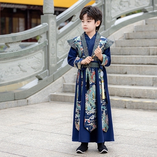 男童汉服春秋儿童国风帅气武侠公子哥侠客2025新款演出服原创古装