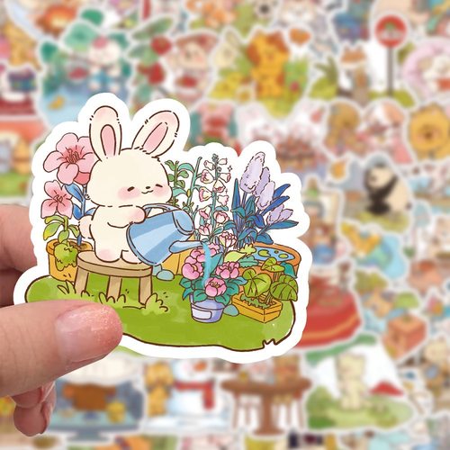 可爱卡通创意小动物贴纸