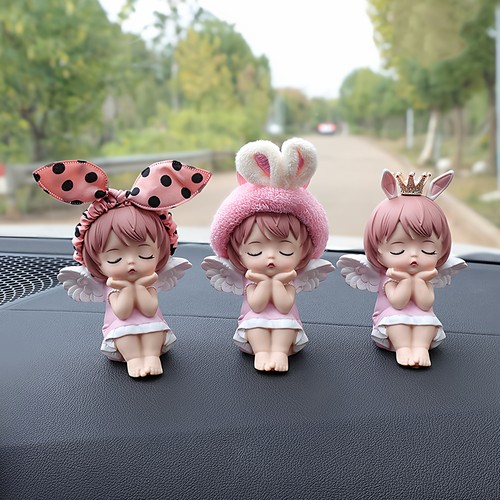 茶杯猫汽车摆件安妮公仔可爱玩偶