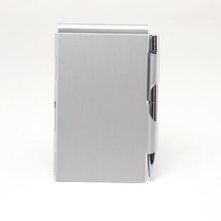 便携带笔小号笔记本子随身铝合金记事本口袋本空白小巧迷你正品
