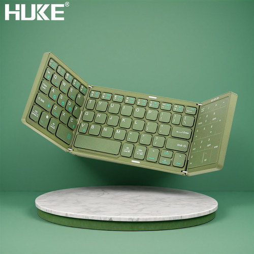 HUKE无线蓝牙三折叠便携键盘