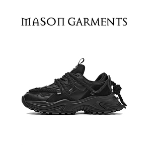 MASON GARMENTS鲨齿3号 时尚厚底低帮老爹鞋男女同款运动鞋子潮鞋