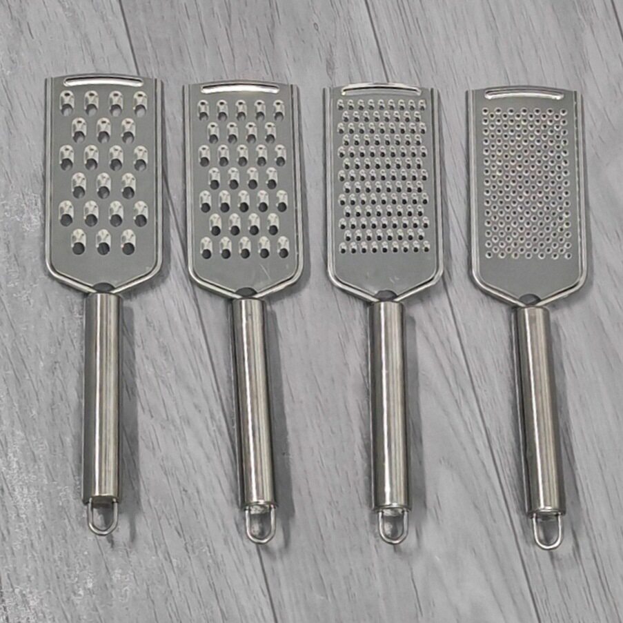 爆款加厚不锈钢萝卜刨丝器 三合一奶酪擦丝器 长芝士刨柠檬削皮刀