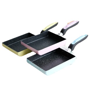 1318日式玉子烧源头不粘锅方型煎锅煎蛋锅平底铝锅爆款厚蛋烧