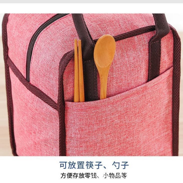 饭盒包手提袋保温包便当餐盒保温图片