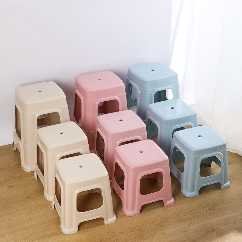 北欧加厚塑料凳子家用简约高板凳