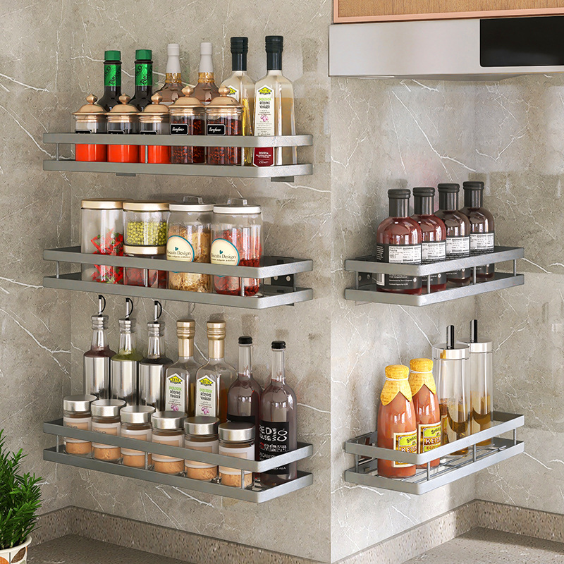 厨房置物调味架免打孔壁挂调料