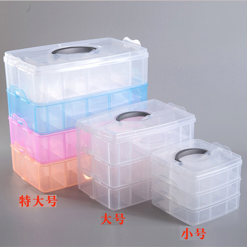 加厚小大特大号三层可拆透明塑料图片