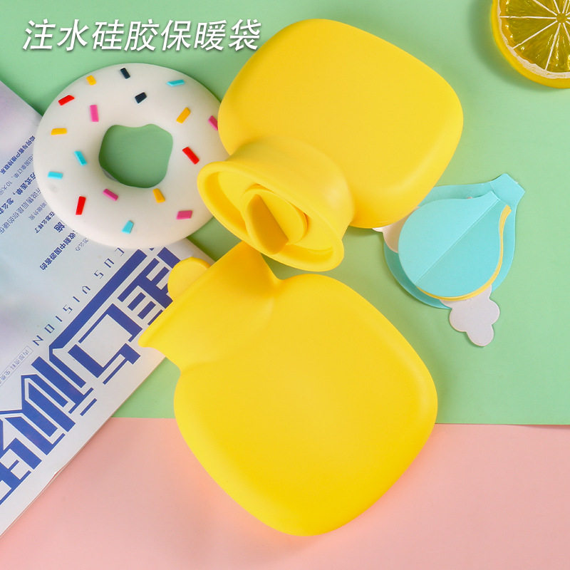 畅优注水硅胶暖水袋欧洲保暖暖手宝微波炉重复使用硅胶暖水袋