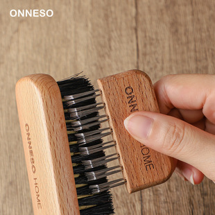 新款 钢丝抓毛神器去浮毛清理毛刷打理保养专用木质