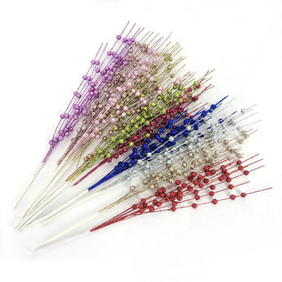 50cm圣诞节装饰品金粉球 圣诞树配材配件节日气氛用品圣诞果串