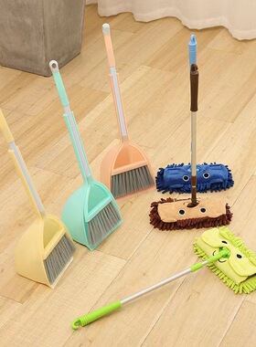 新款 可伸缩儿童拖把 卡通玩具拖把浴室厨房地板洗车拖把292g