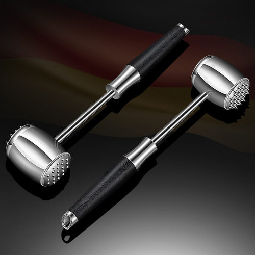 轻奢黑彩木不锈钢敲肉锤多用途双