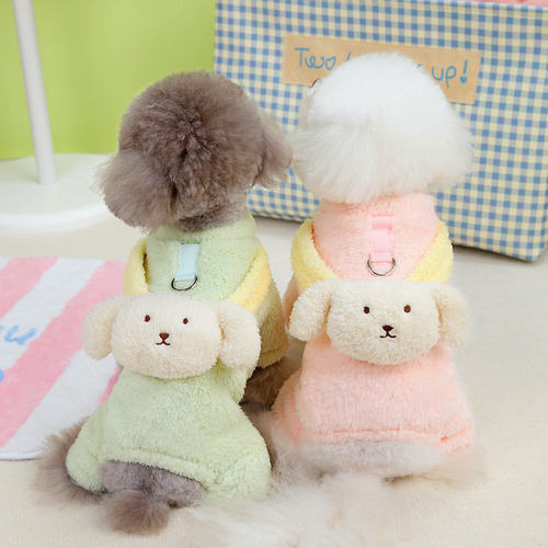 狗狗衣服秋冬保暖绒衣贵宾犬比熊