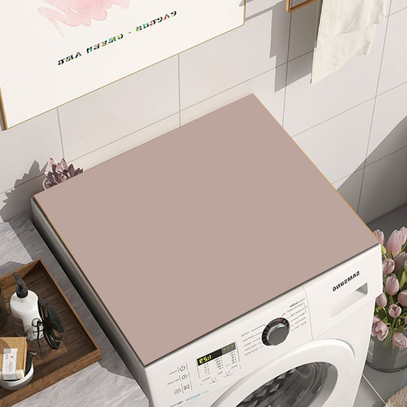 色滚筒洗衣机防尘罩冰箱床头柜台面垫硅藻泥吸水防滑耐脏盖垫