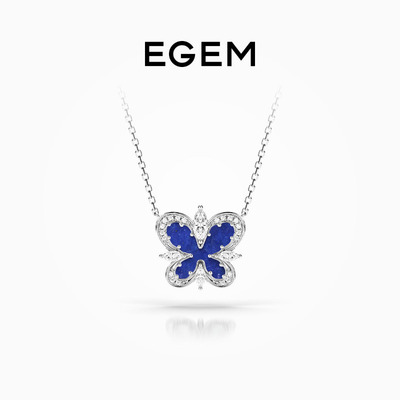 高银版项链女EGEM意境S925纯银