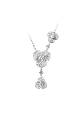 EGEM柿蒂纹轻奢项链银饰