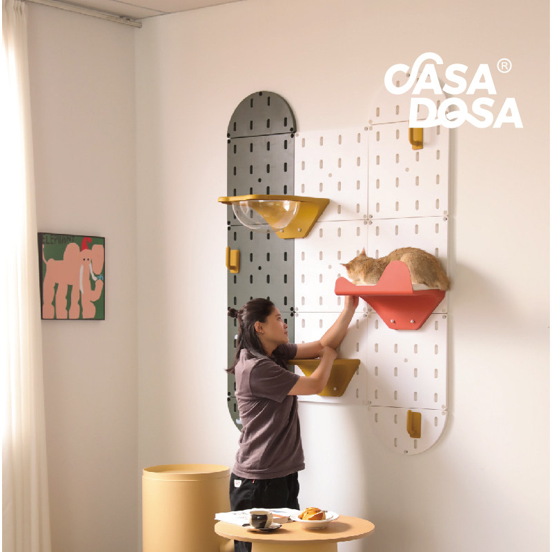 casadosa吭哧吭哧冒险岛猫咪玩具洞洞板墙上置物架收纳架,宠物/宠物食品及用品,猫爬架,淘宝优惠券,粉丝福利购,淘宝优惠卷
