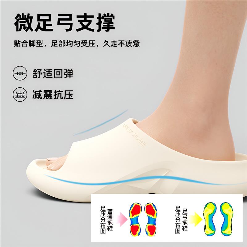 足弓拖鞋美式可外穿防臭