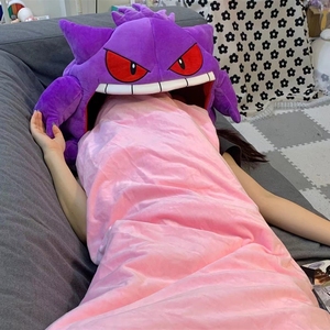 耿鬼枕头睡枕毯子头套抱枕公仔