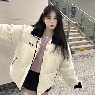 羽绒棉衣棉服女2025年新款日系学生设计感小众棉袄小个子韩系外套