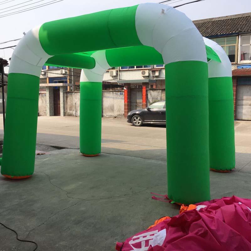 充气帐篷气模拱门开业活动气模方形拱门彩虹拱门四方双拱婚庆喜棚