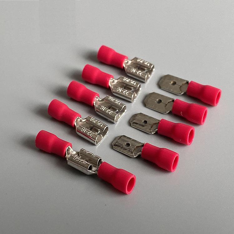 MDD1.25/2/5.5-110/187/205/250FDD公母对接插簧预绝缘接线端子头