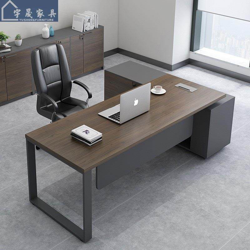 老板桌办公桌椅组合简约现代时尚主管桌经理桌大班台单人办公室桌