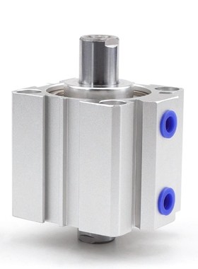 精选双出薄型气缸外牙带磁SDAD32/40/50/63/100X10X15X20X25X30X5